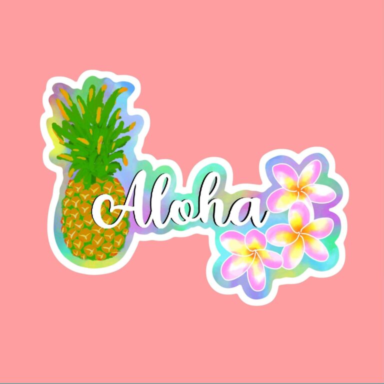 Aloha Sticker