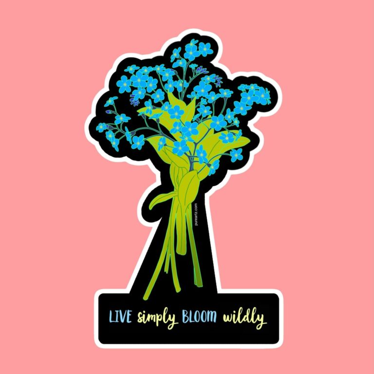 Forget-Me-Nots Sticker