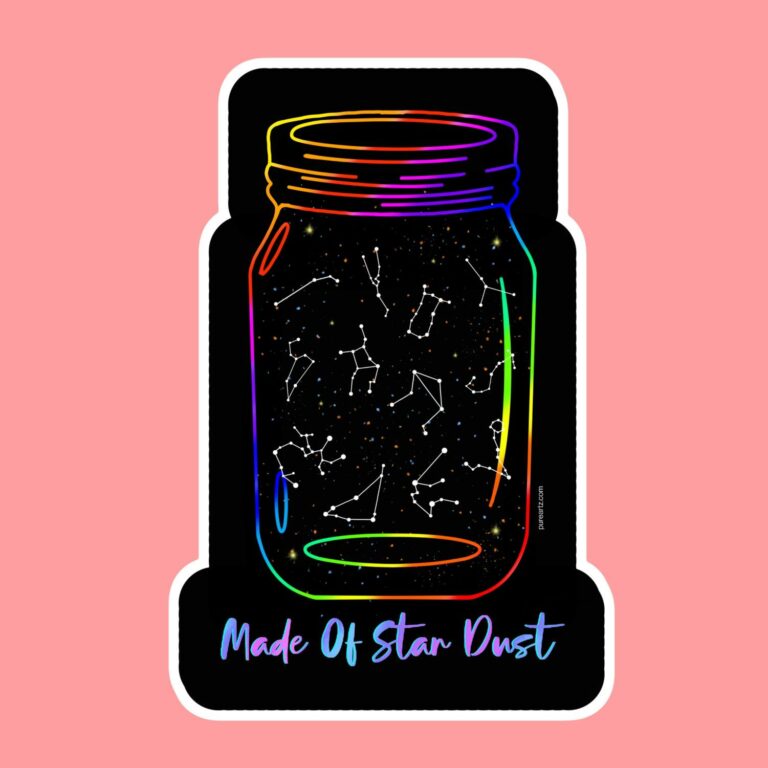 Constellation Jar Sticker