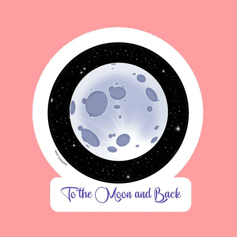 Moon Sticker