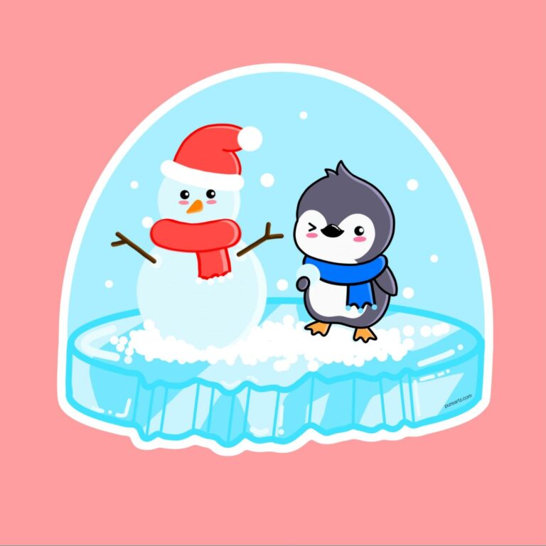 Chibi Penguin-2 Sticker