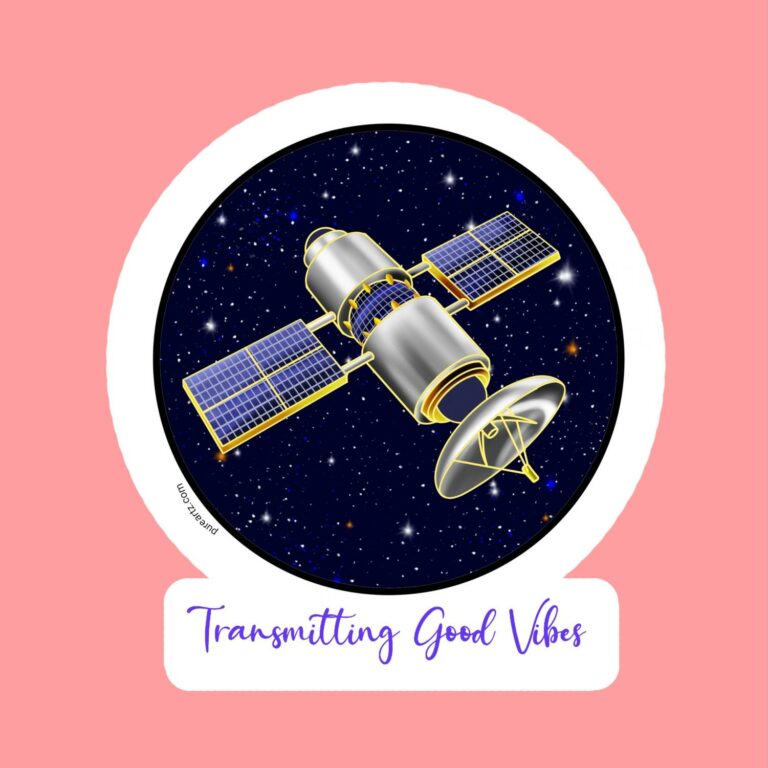 Satellite Sticker