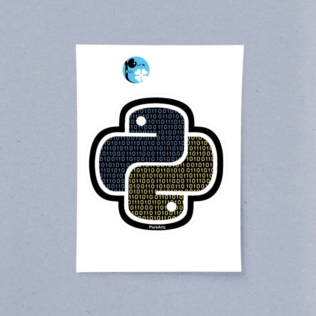 Python – Laptop Sticker - PureArtz