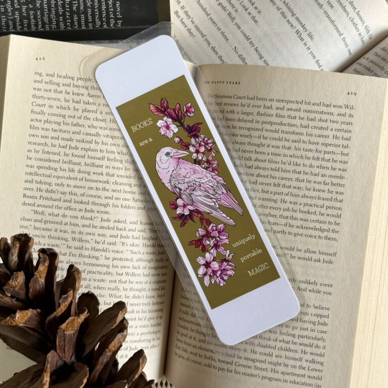 White Raven Bookmark