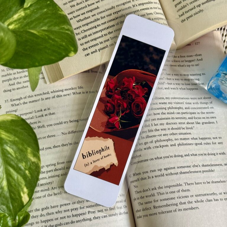 Rose Bouquet Bookmark