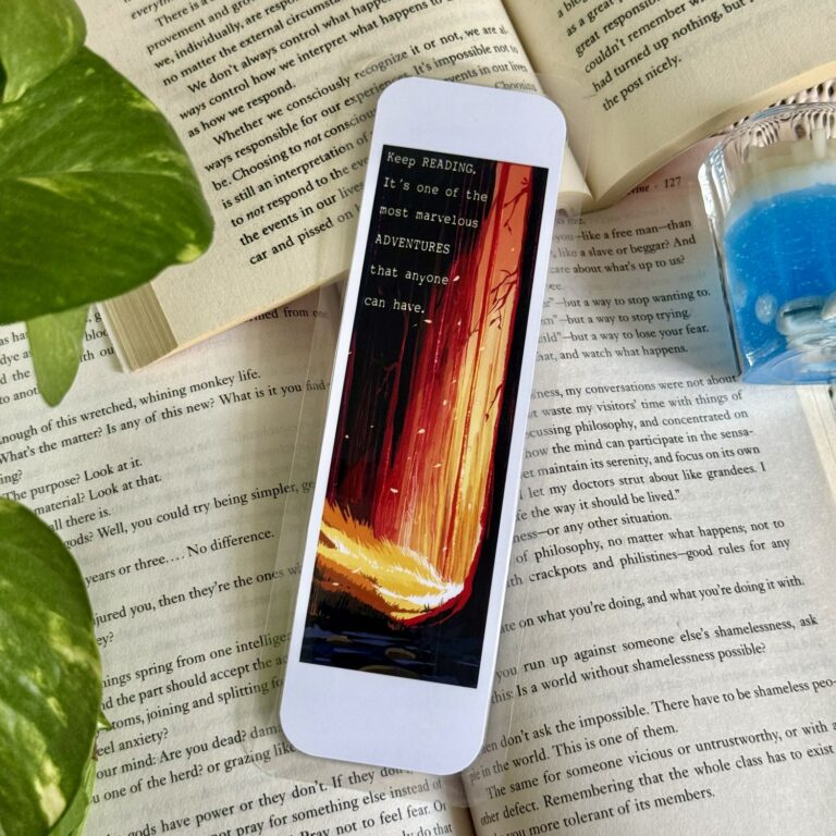 Crimson Haze Bookmark