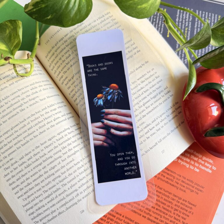 Blue Daisies Bookmark