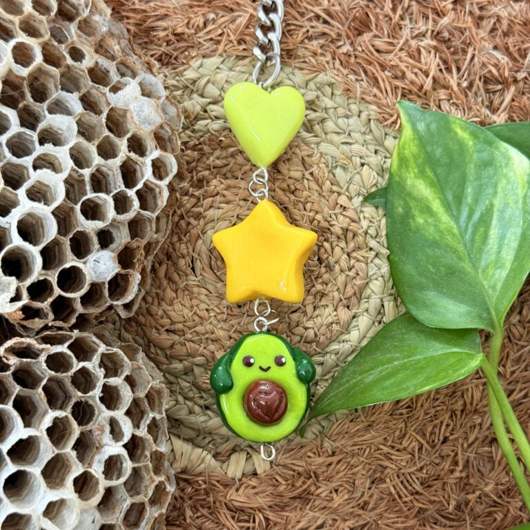 Avocado Keychain