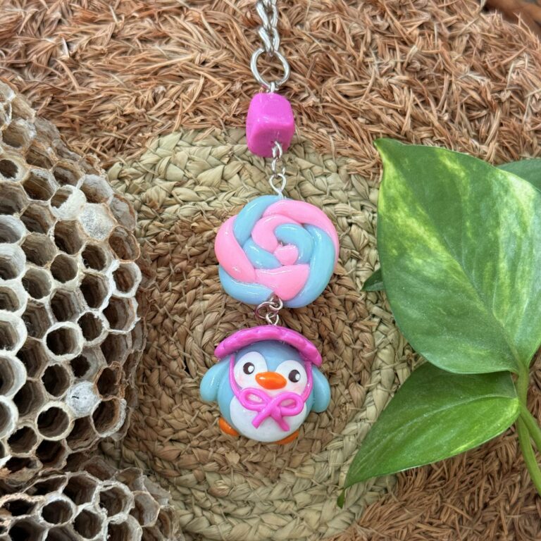 Candy Penguin Keychain